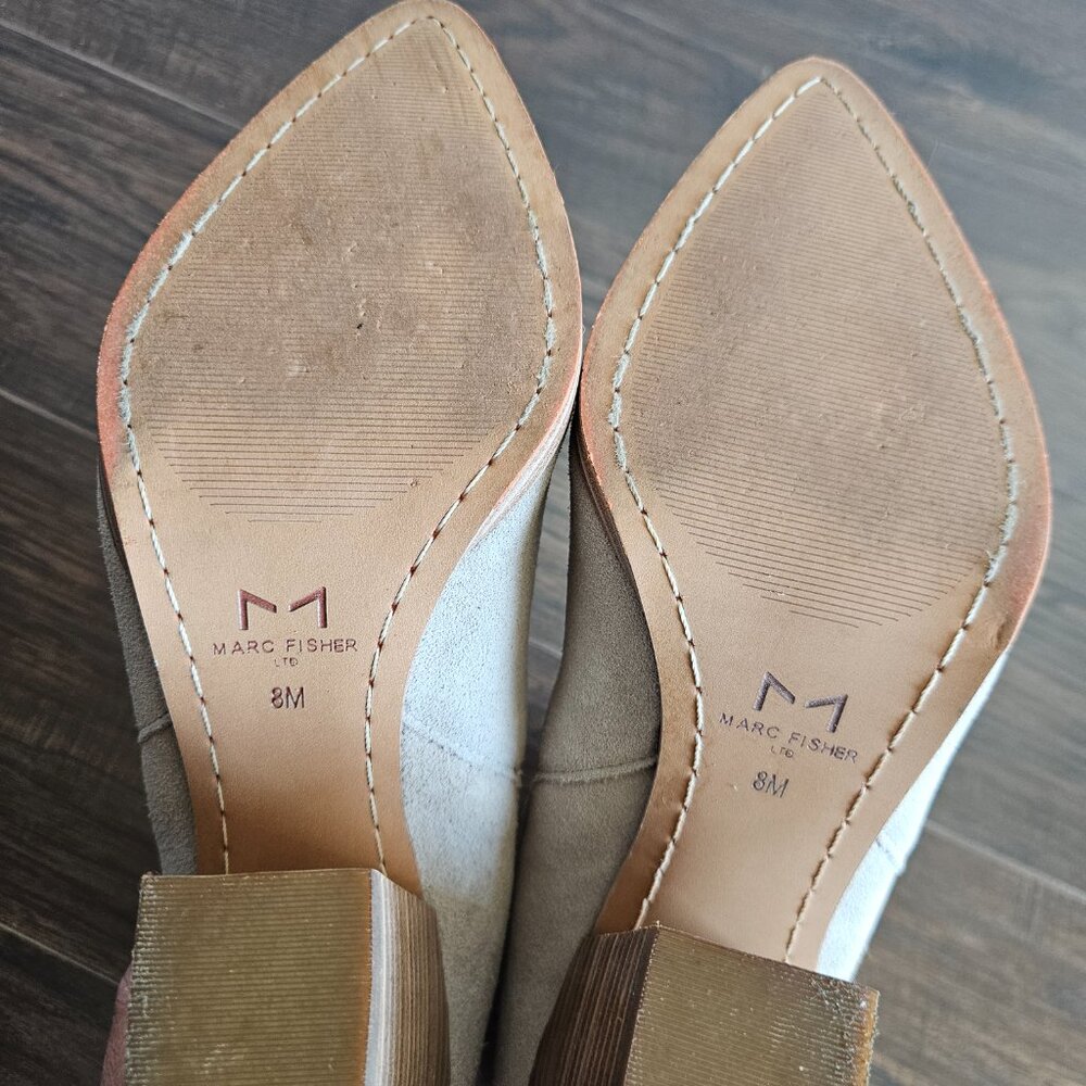 Marc Fisher Alva Pointy Toe Bootie In Light Natur… - image 3